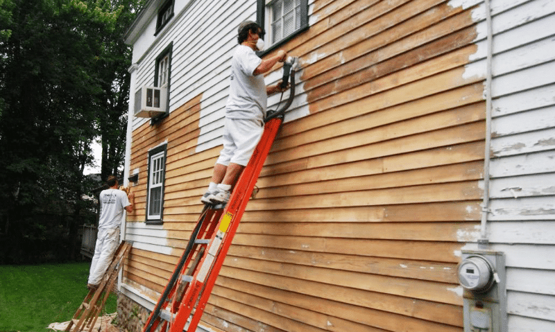 Painting the exterior