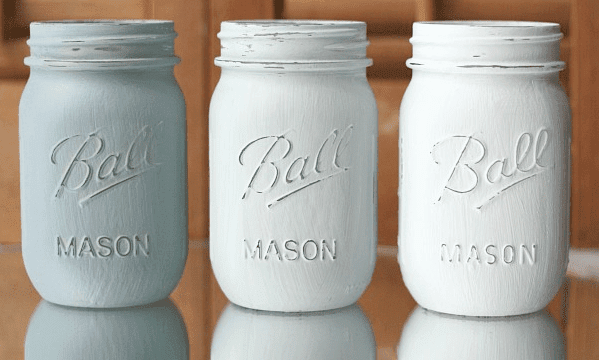 Painting Glass Jars