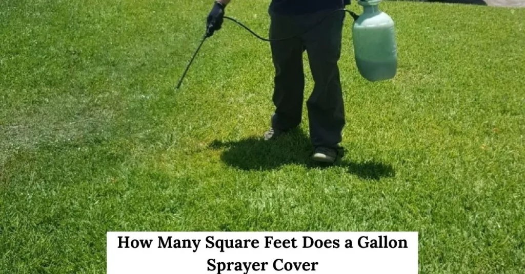 How Many Square Feet Does a Gallon Sprayer Cover